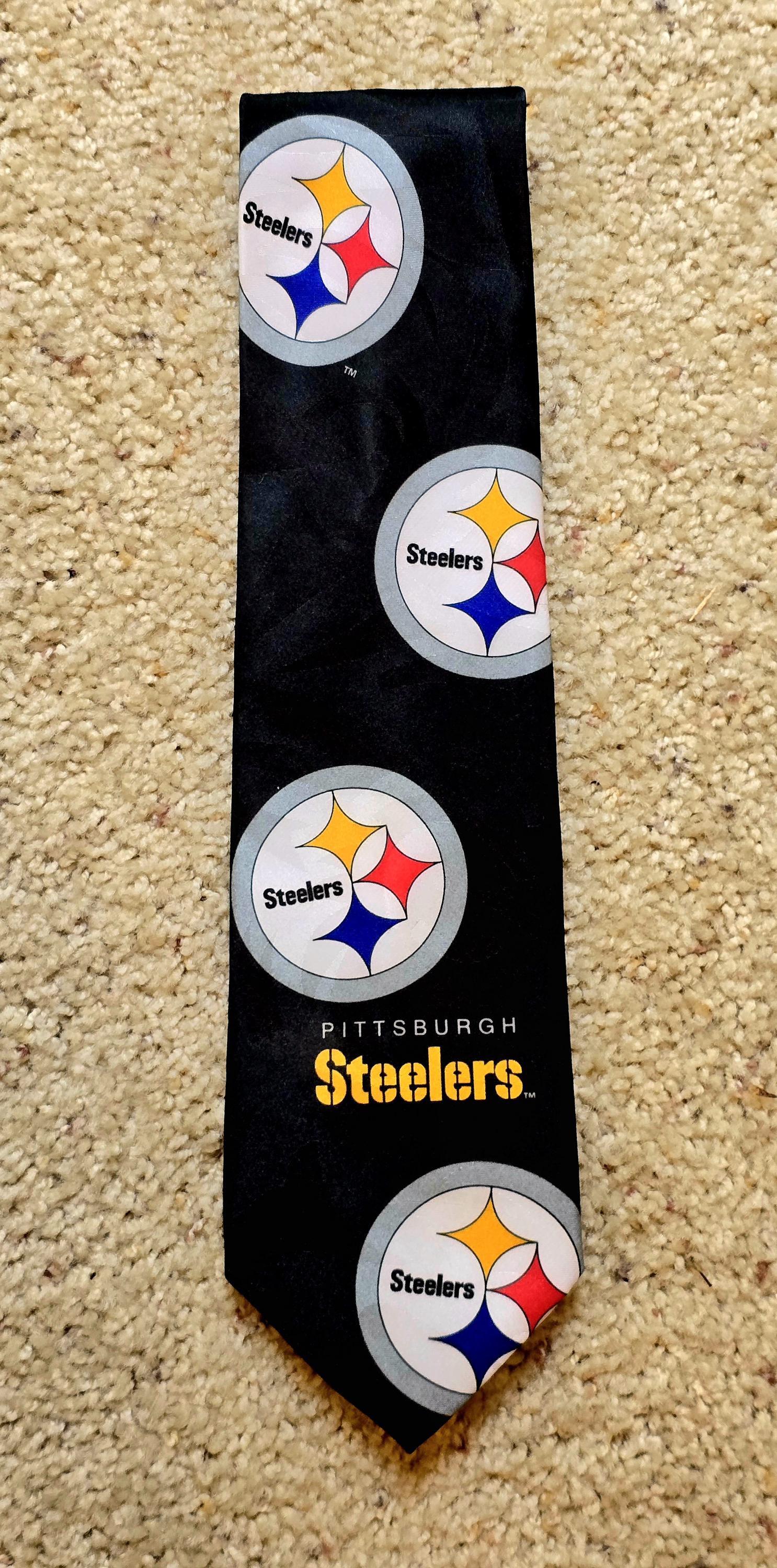 steelers neck tie