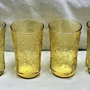 70s Amber Glassware - Etsy