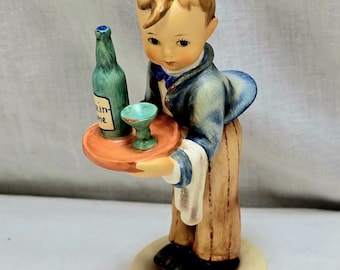 Goebel Hummel Waiter TMK6 Figurine #154/0 Boy With Wine and Tray