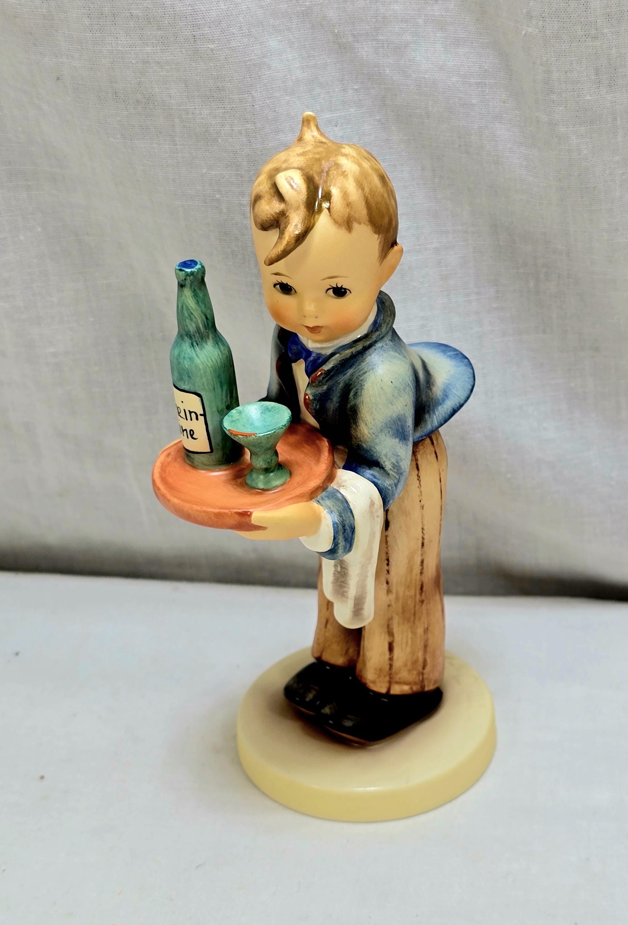 Goebel Hummel Waiter TMK6 Figurine #154/0 Boy With Wine and Tray