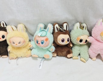Pluszowe breloki LABUBU The Monsters, zestaw 6 sztuk, zawieszka | Drobiazgi | Prezenty
