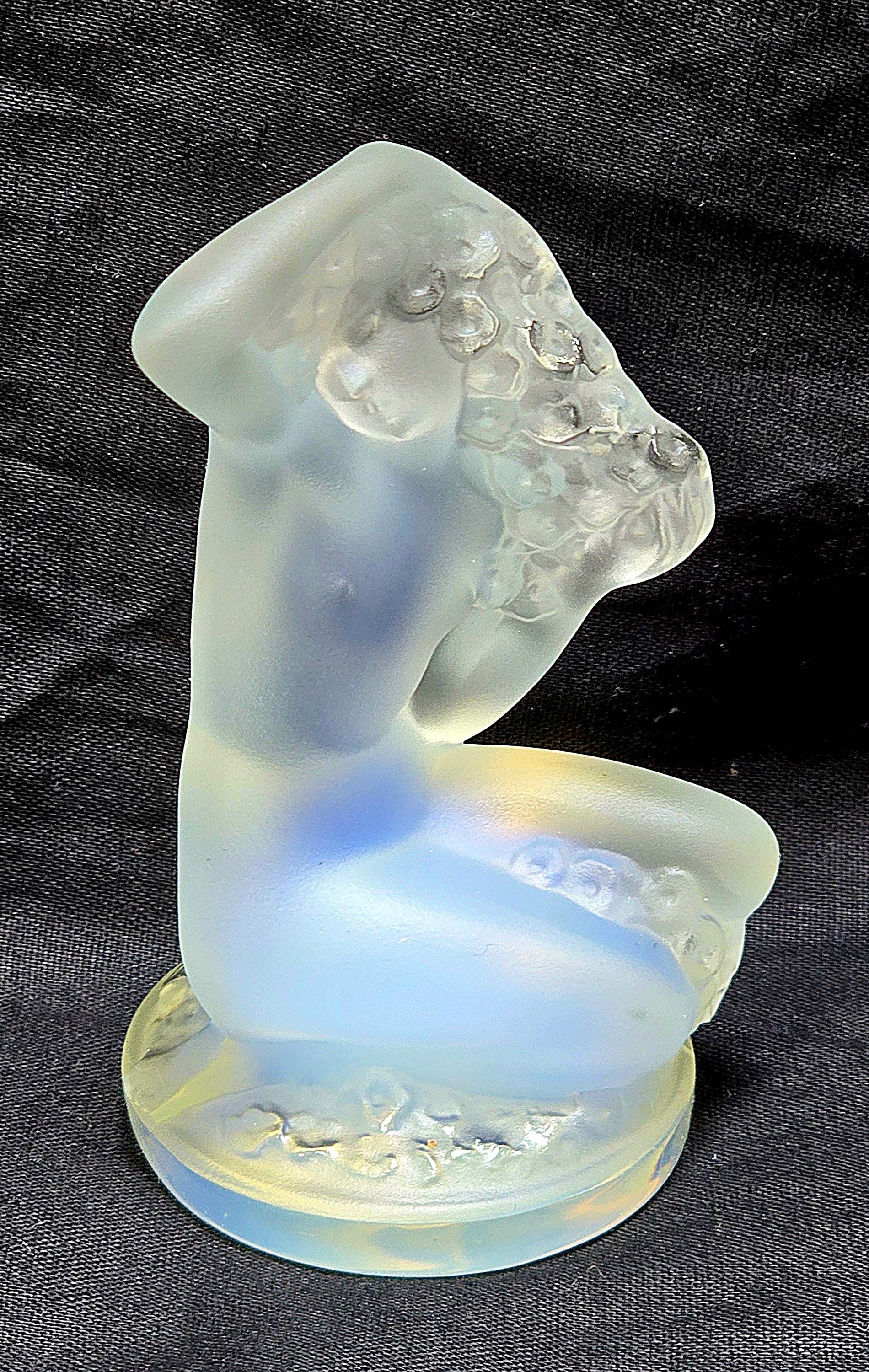 ラリックのヌードフィギュア「フロレアル」オパリンアートガラス