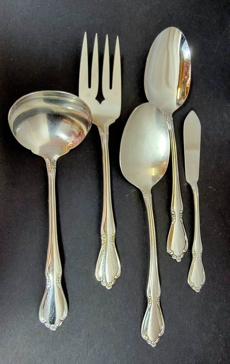 Oneidacraft Chateau Deluxe Stainless Flatware Serving Pieces Etsy