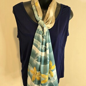 Vintage Worthington Scarf, Polyester Oblong, Made in Italy