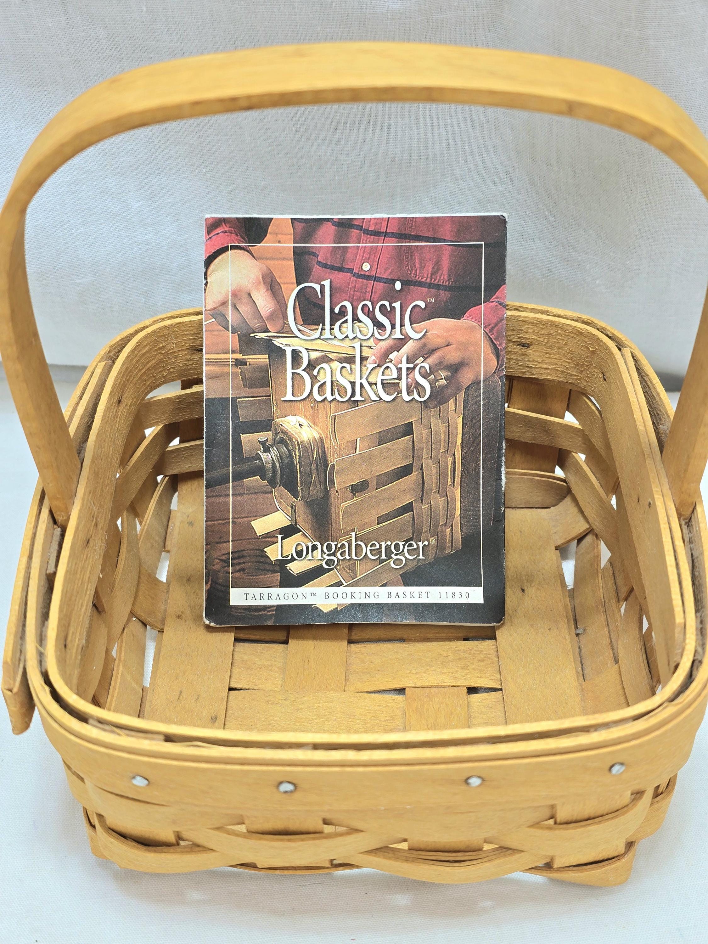 Tarragon Longaberger Booking Basket #11830, Vintage Square Handled