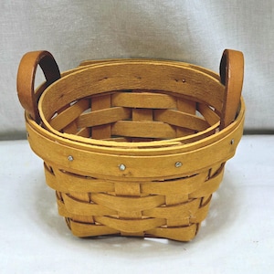 Longaberger 1997 Koszyk rezerwacyjny tymianku 4,5 x 3 z broszurą