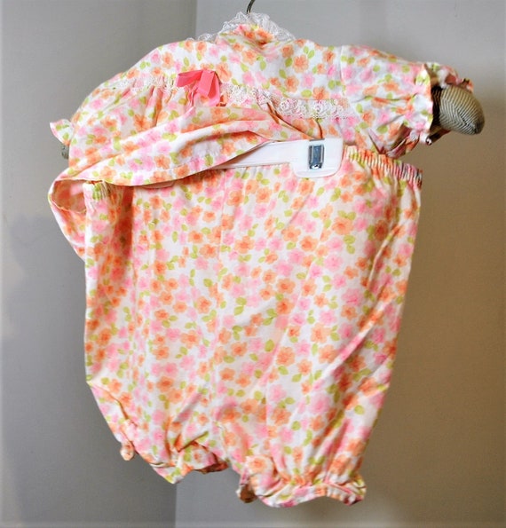 Toddle Time 2 Piece Baby Girl Outfit in Pink Oran… - image 3
