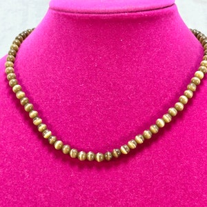 Vintage Cat&#39;s Eye Beaded Necklace