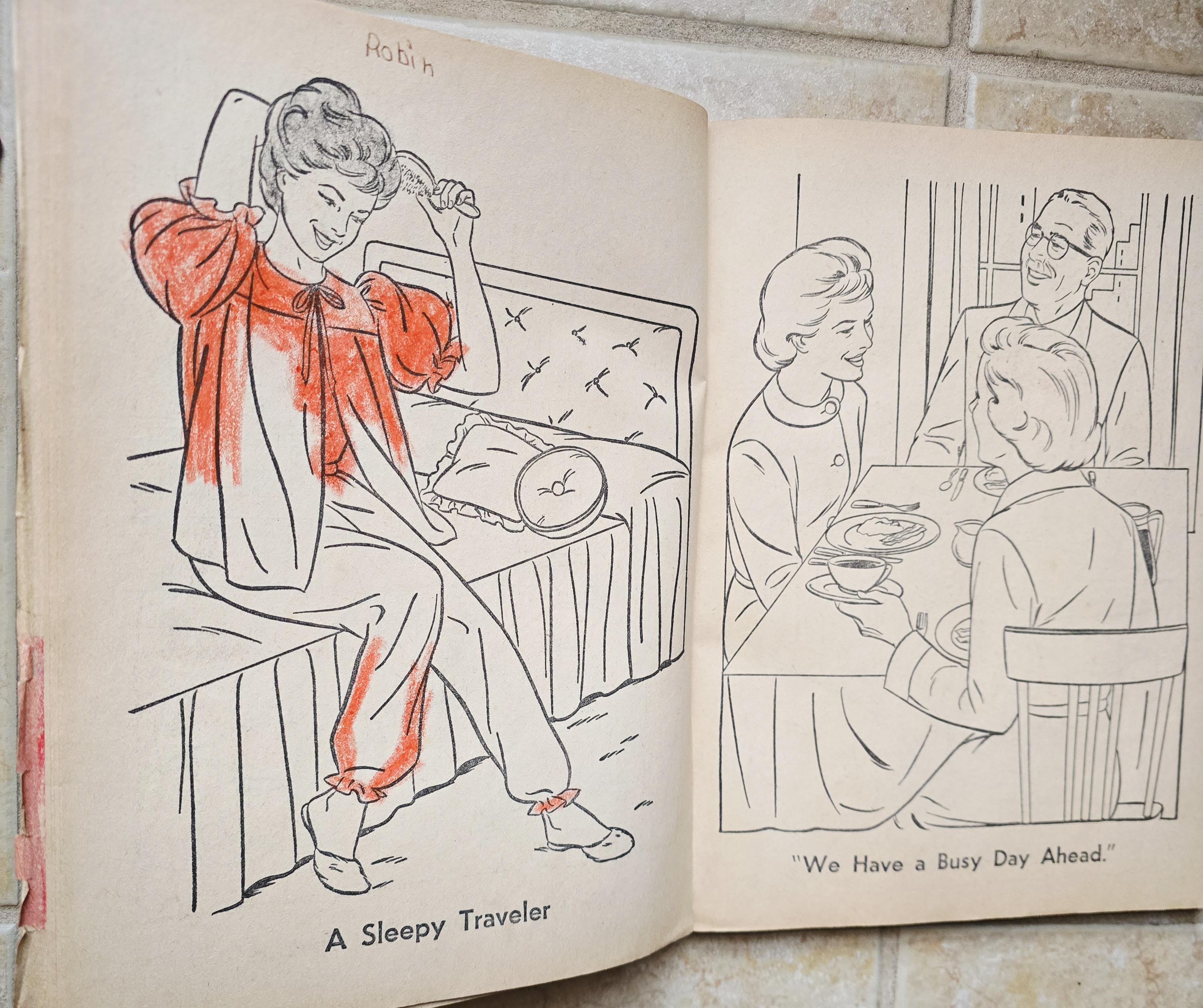 Walt Disney's Annette Coloring Book by Whitman, 1960s Mid Century - Etsy