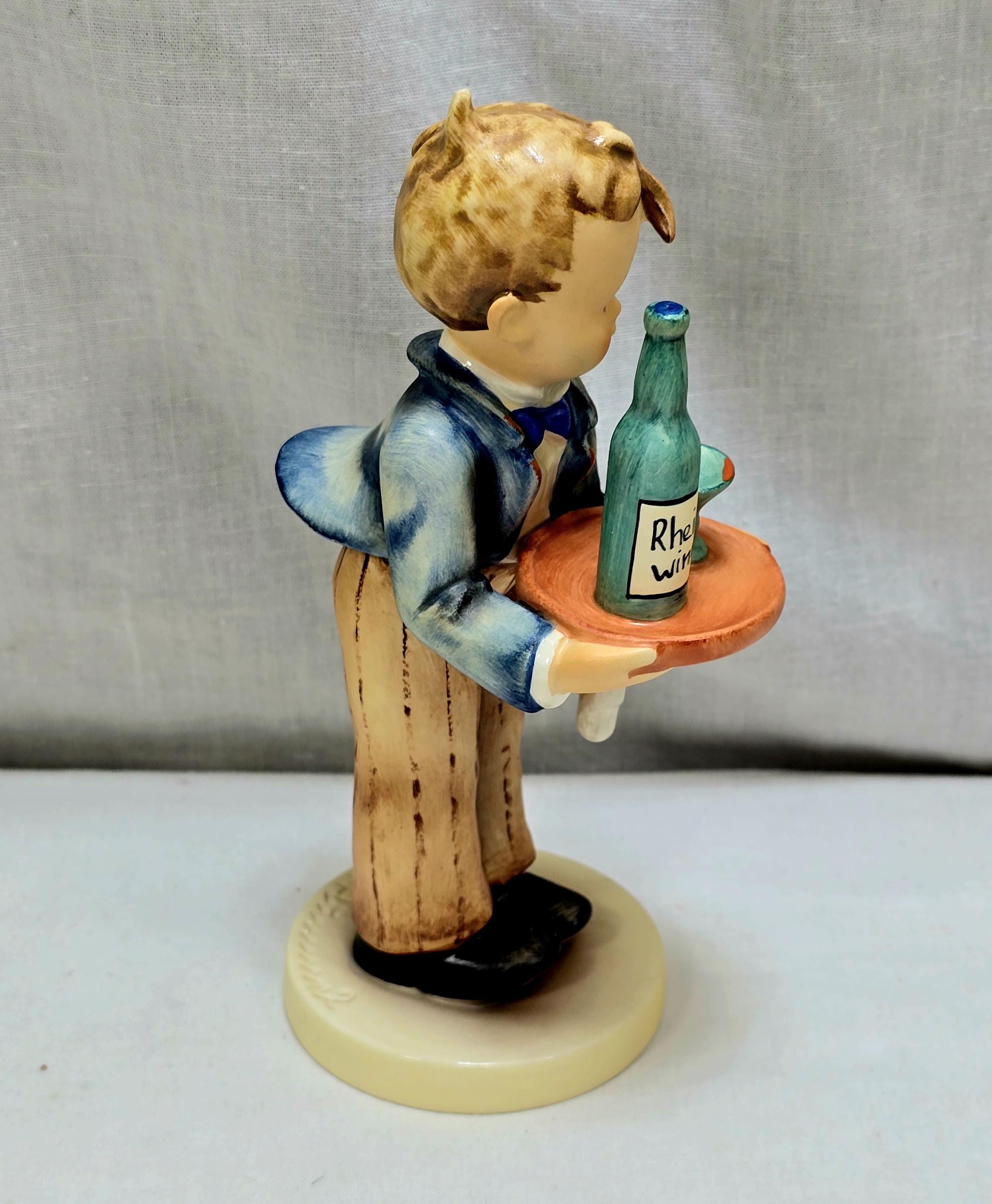 Goebel Hummel Waiter TMK6 Figurine #154/0 Boy With Wine and Tray