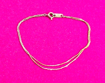 Accents by Hallmark Cards Double Strand Bracelet, Dainty and Delicate