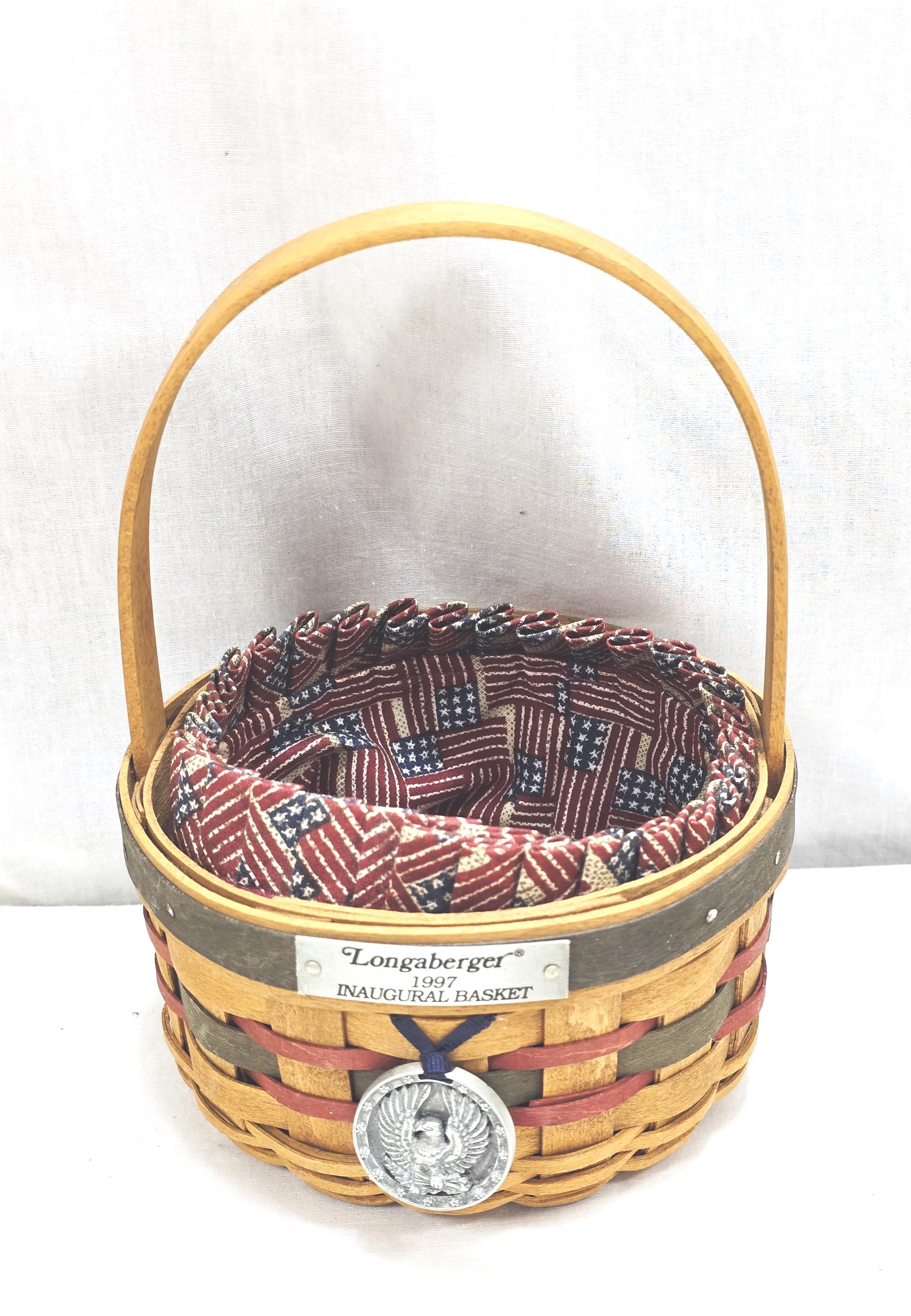Longaberger 1997 Inaugural Basket - Etsy