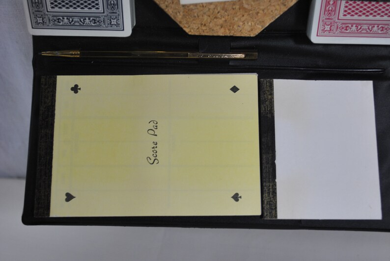 Score Pad Card Decks G.A of Maryland Souvenir Vintage Bridge Set Cork Coasters Pen