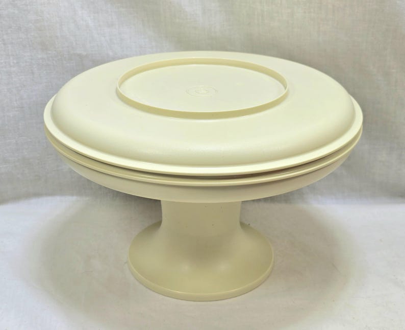 Stand Tupperware Tupperware Serve It All Pedestal Set 1531-3 1532-4 1533-3 Cake Stand ...
