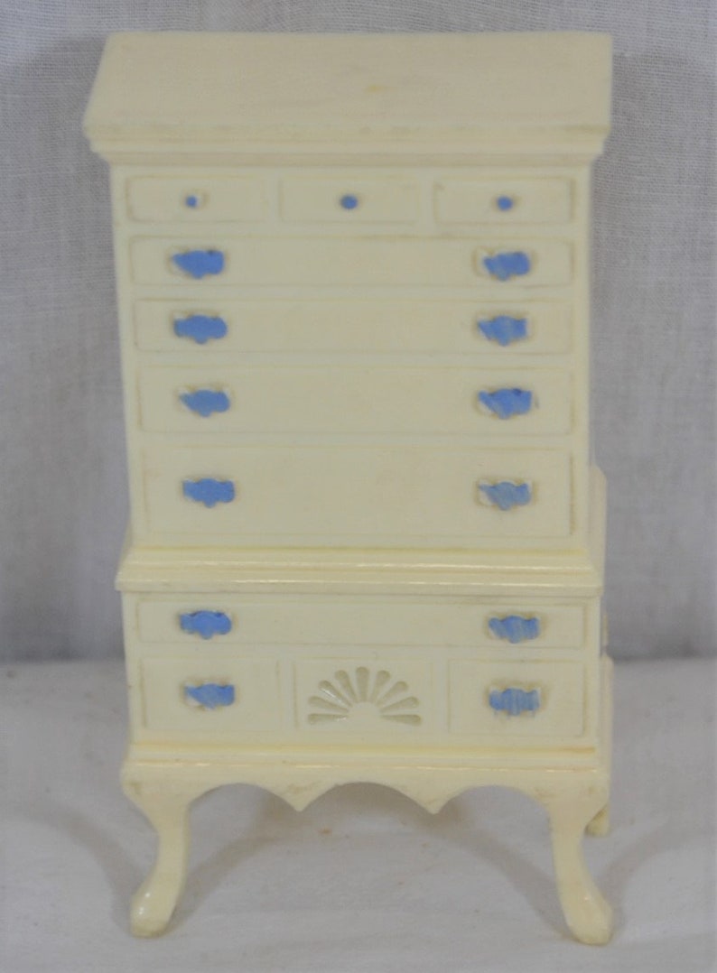 Ideal Highboy Dresser Vintage Dollhouse Furniture Miniature Etsy