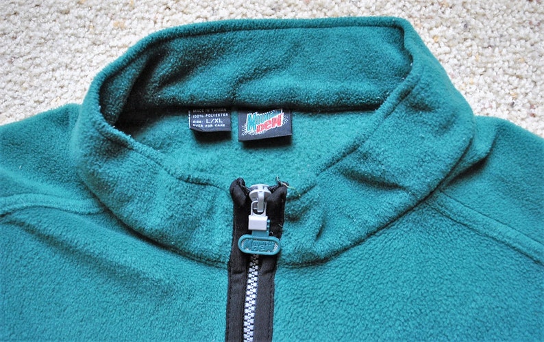 Unisex Fleece Mountain Dew Jacket Removable Zipper Sleeves | Etsy