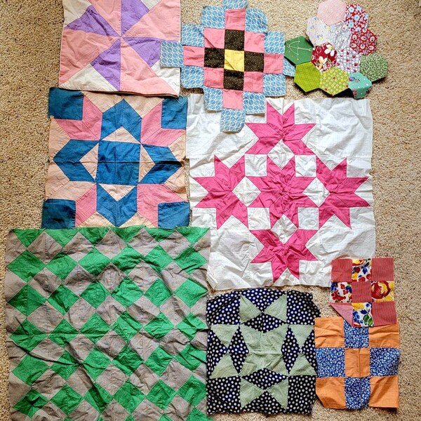 Vintage Quilt Square Etsy