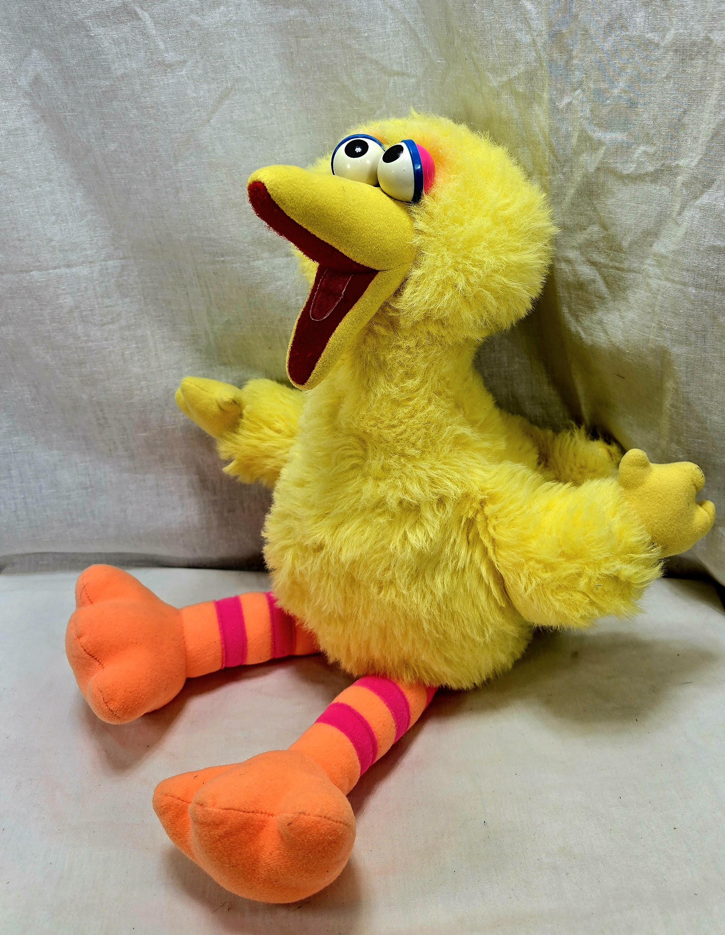 昭和レトロ★日本製 80年代★BIG 巨大 約83センチ スパンク ぬいぐるみ Vintage 1986 Sesame Street Talking (doesn't Work) Big Bird Plush