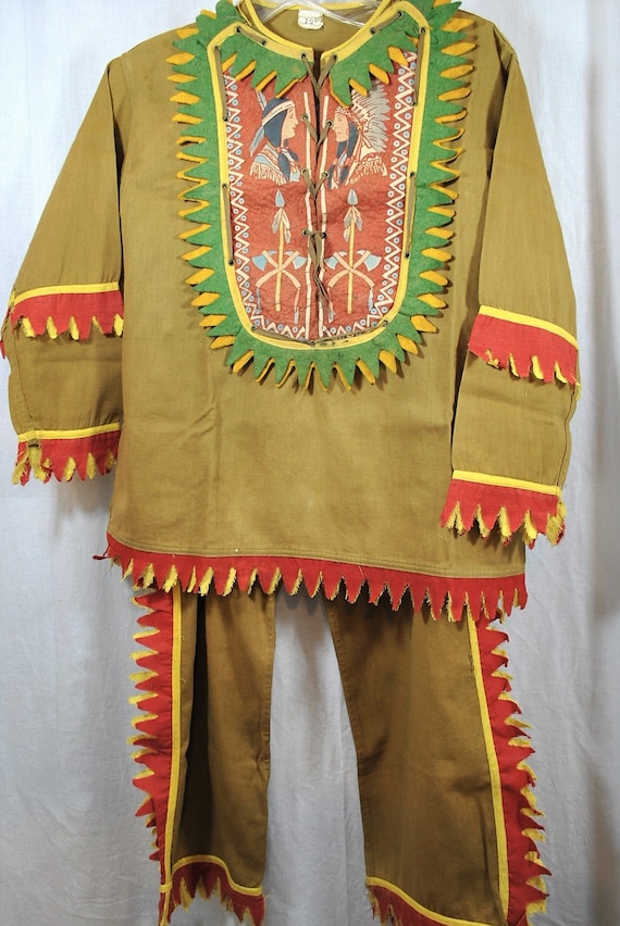 Vintage Child's Native American Indian Costume 193