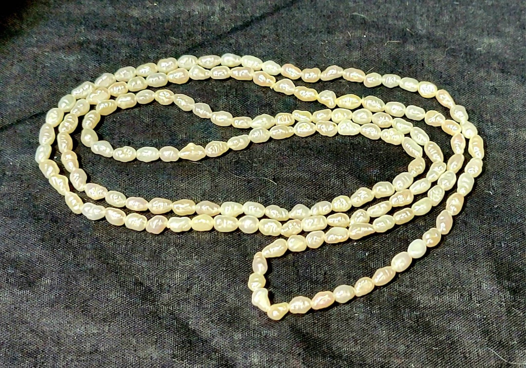Collana Di Perle D'acqua Dolce Bianco Puro, Collana Da Sposa, Collana Di Perle Classiche, Collana Di Perle Naturali, Regalo Per Lei. - Italia - Foto 8