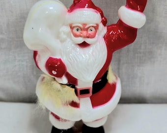 ヴィンテージクリスマスダイカットビクトリア朝スタイルのサンタ