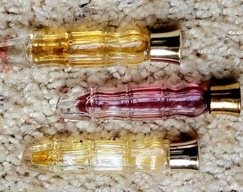Vanda Beauty Counselor Miniature Vanda Perfume Essence Mini Glass Bottles in the Original Boxes, NOS, One Each Captiva, Cantique, Rondeau,
