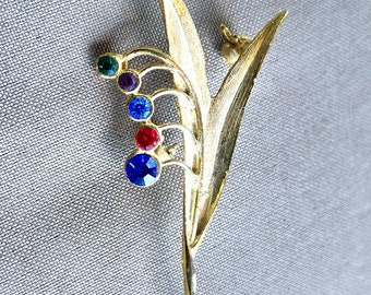 Broche Ancienne En Argent Avec Motif Floral Et Calligraphie - Années 1920/1940, Occasion