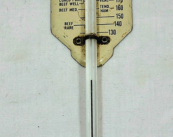 Vintage Taylor ENAMEL Meat Thermometer