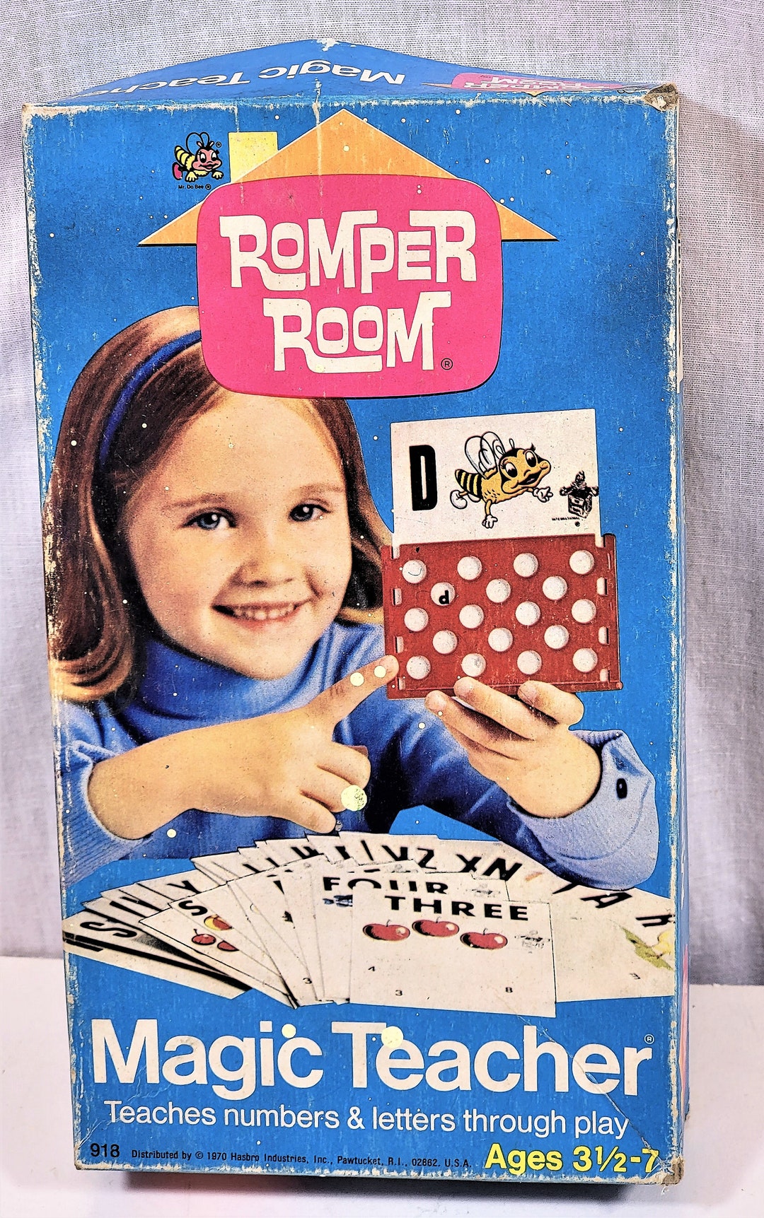 Vintage Romper Room Magic Teacher Numbers Letters Game 1970 Hasbro Etsy