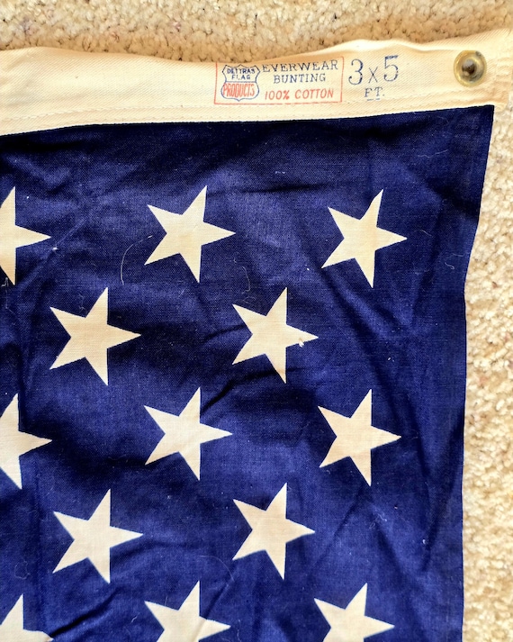 Dettras Flag Products Everwear Bunting 100% Cotton 50 Star
