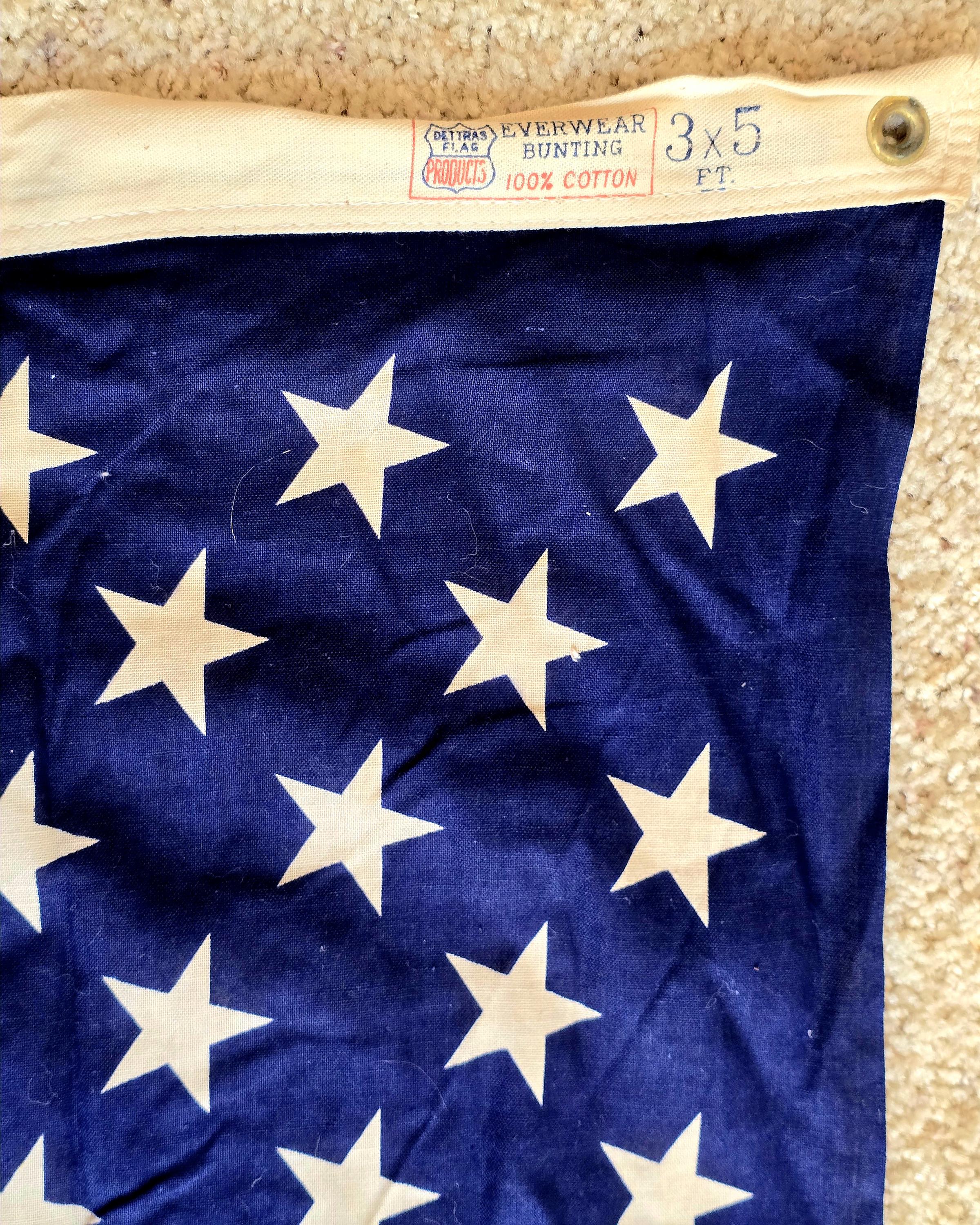 アメリカ国旗　EVERWEAR (Dettra Flag Products) Dettras Flag Products Everwear Bunting 100% Cotton 50 Star