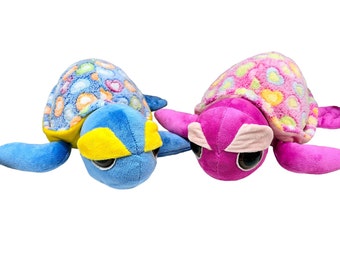 Ripley's Aquarium Blue Sea Turtle Stuffed Animal, PINK IS SOLD