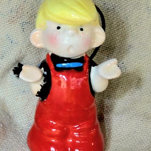 Vintage Dennis the Menace Ornament, Made in Japan