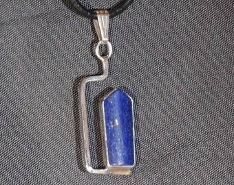 Lapis freeform pendant