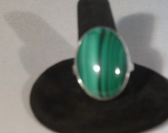 Malachite Statement ring