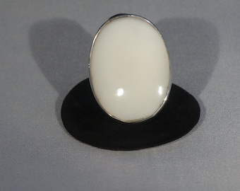 Mother-of-Pearl Statement Ring