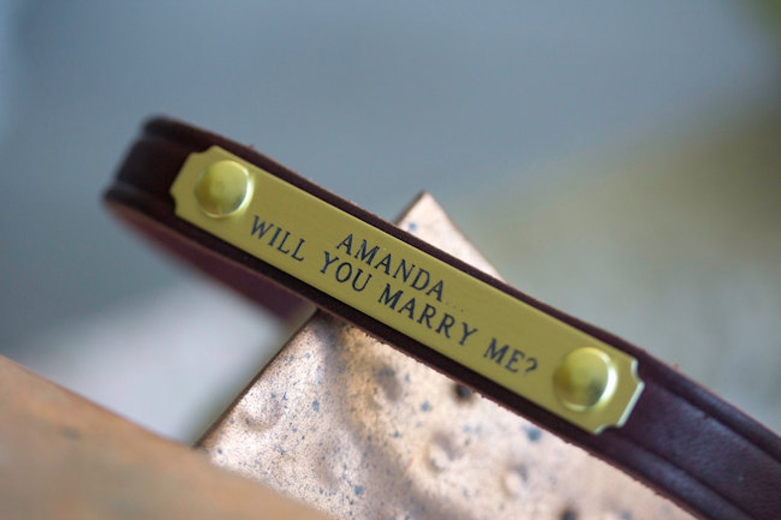 Wedding Pet Collar Engagement Dog Collar Marry Me Dog Etsy