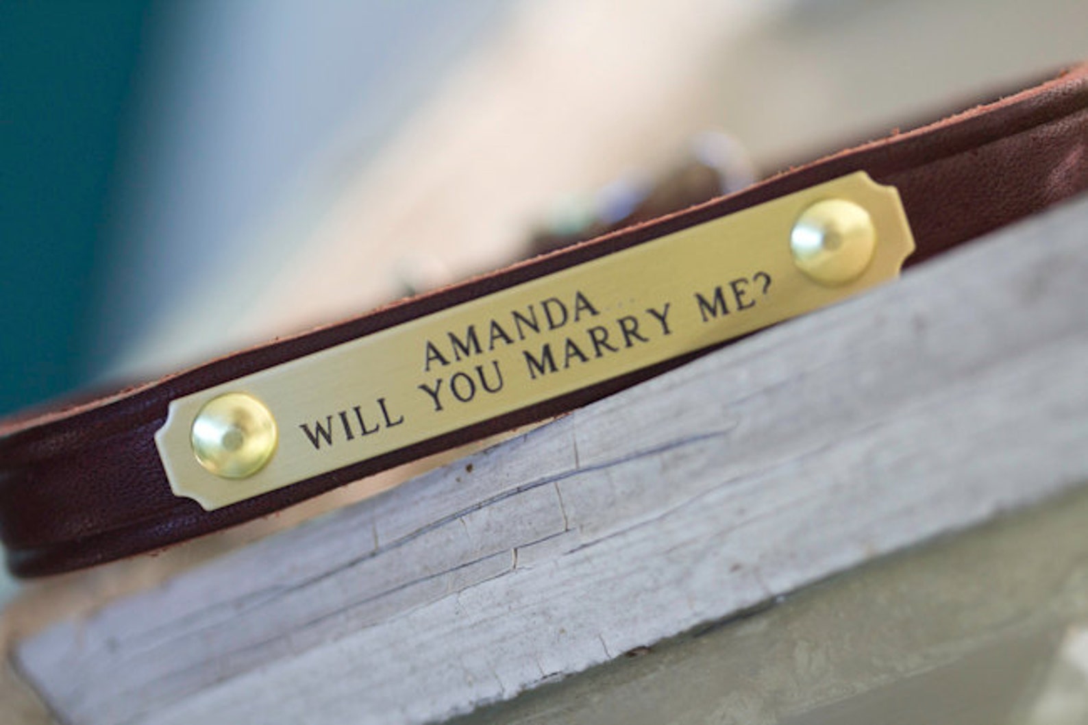 Wedding Pet Collar Engagement Dog Collar Marry Me Dog Etsy