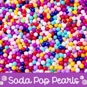 Colorful 2mm Microbeads Fake Sprinkles for Resin, Slime, Polymer Clay Crafts, Nonpareils Caviar Beads for DIY Decorations, Decoden, Nail Art