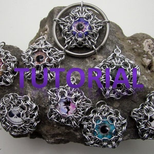 Chainmaille Tutorial - Bound & Chained - a Looner Creations tutorial for 3 chainmaille pendants -Jewelry making tutorial