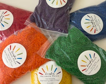 Rainbow Sensory Rice for Kids | Colorful Tactile Play for Learning & Imagination | Developmental Toy