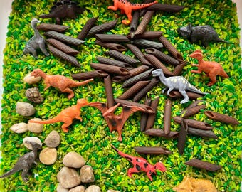 Dinosaur Sensory Bin Kit – Montessori Toddler Activity