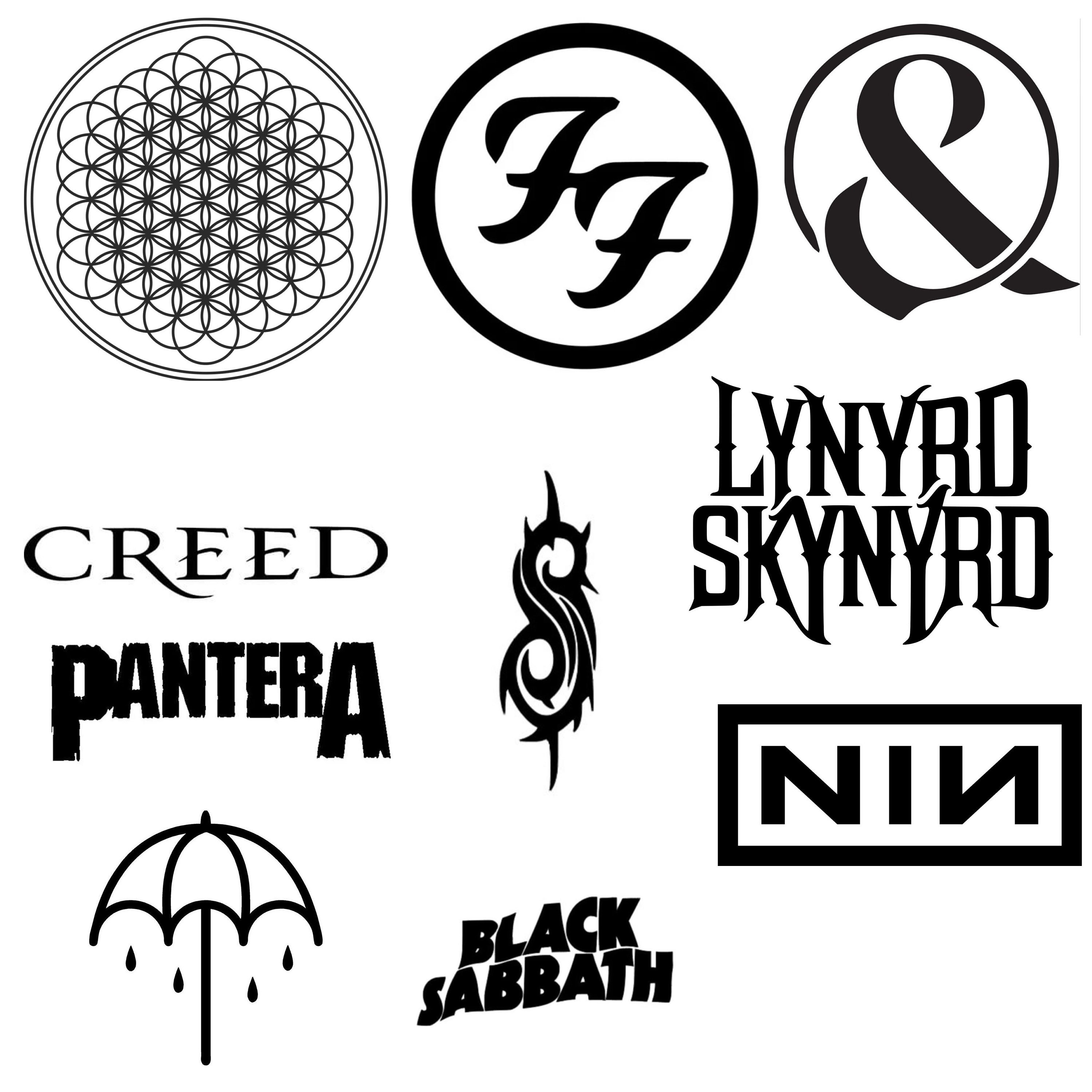 Pick and Choose Your Band! For laptops trucks cars jdm guitars hard hats