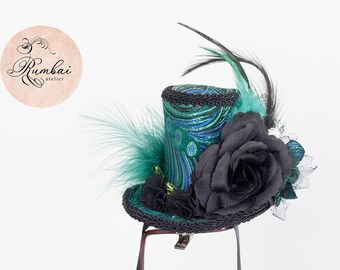 Punk Rave Mini cappello con fermaglio per capelli - Kraken Fascinator