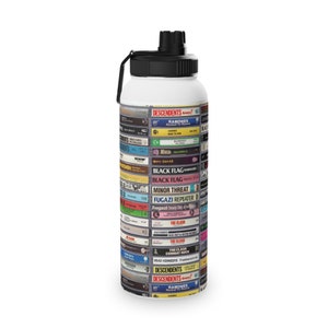 Classic Punk Rock Cassette tapes Print Tumbler, 12oz, 18oz and 32oz NEW image 3