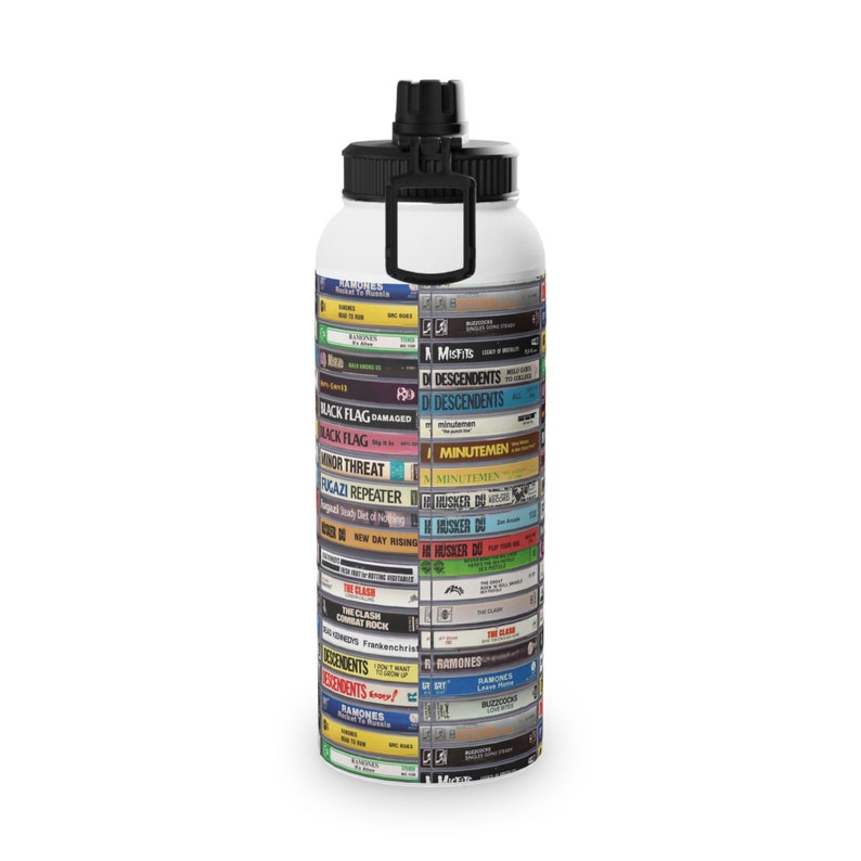 Classic Punk Rock Cassette tapes Print Tumbler, 12oz, 18oz and 32oz NEW image 2