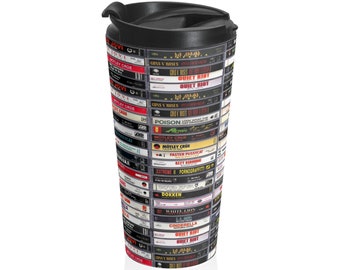 Hair Metal Heavy Metal Photo Tapestack Print New Tumbler 20oz