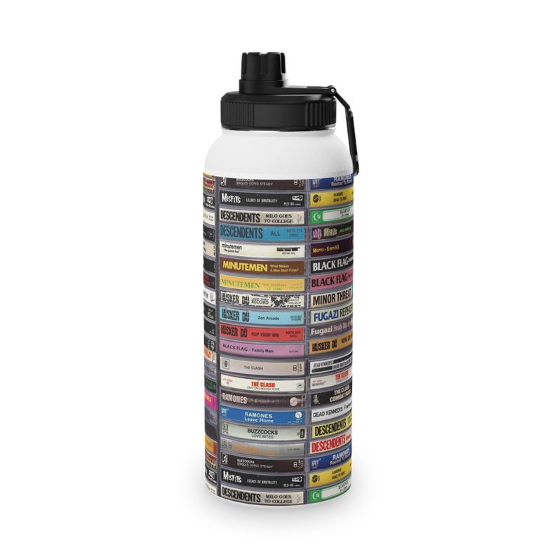 Classic Punk Rock Cassette tapes Print Tumbler, 12oz, 18oz and 32oz NEW image 4