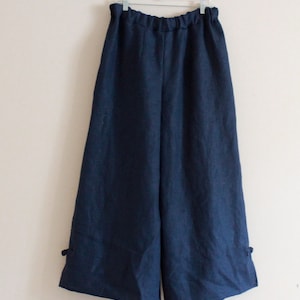 custom heavy linen Asian peasant pants image 1