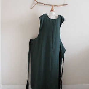 custom sleeveless linen flutter dress image 3